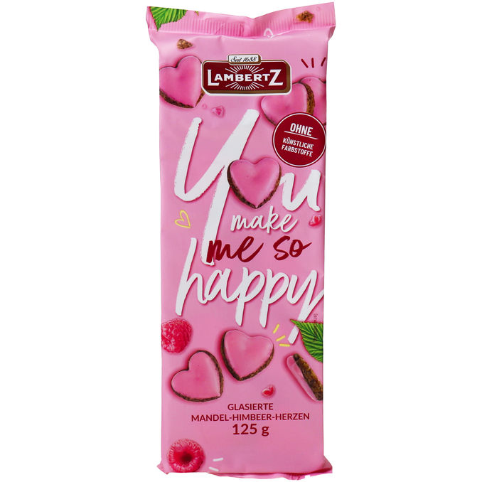Lambertz Gebäckherzen Schoko & Himbeer