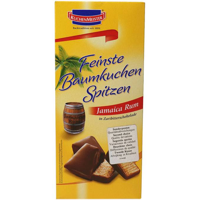 KuchenMeister Baumkuchenspitzen Rum & Zartbitter