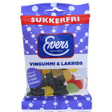 Evers Sukkerfri Vingummi & Lakrids