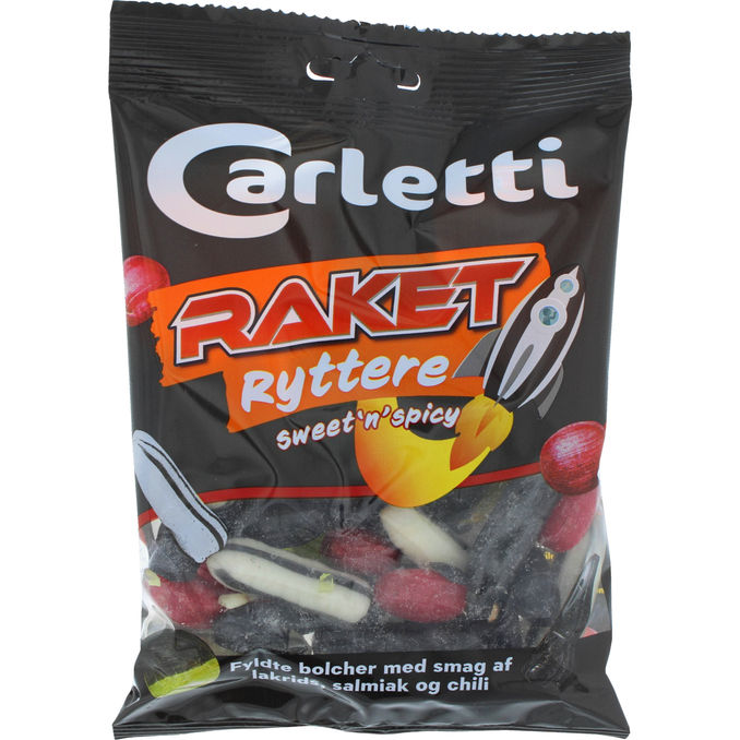 Carletti Raket Ryttere Lakridsbolcher