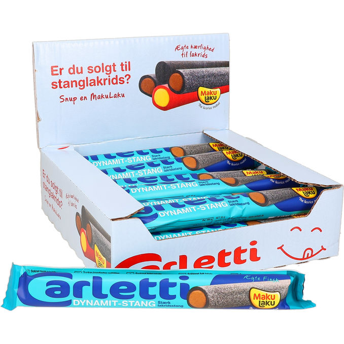 Carletti Lakritsstänger Salmiak