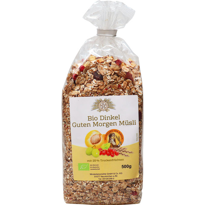 Minderleinsmühle BIO Dinkel Guten Morgen Müsli