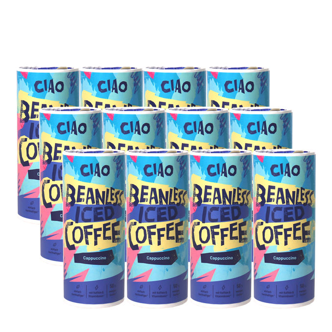 CIAO Eiskaffee Cappuccino, 12er Pack (EINWEG) zzgl. Pfand