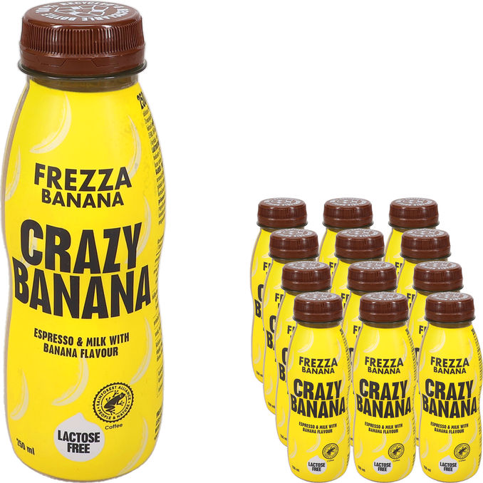 Frezza Maitokahvijuoma Crazy Banana 12-pack