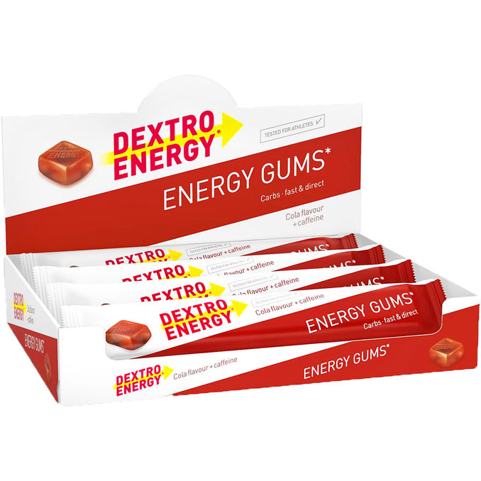 Dextro Energy Energy Gums Cola & Caffeine, 8er Pack