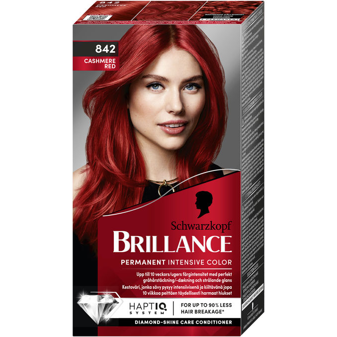 Schwarzkopf Hårfärg Brillance 842 Cashmere Red