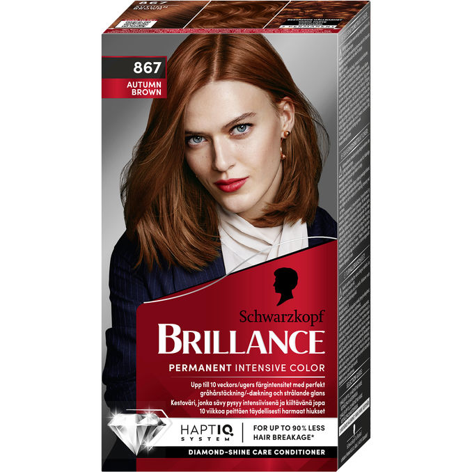 Schwarzkopf Hårfärg Brillance 867 Autumn Brown