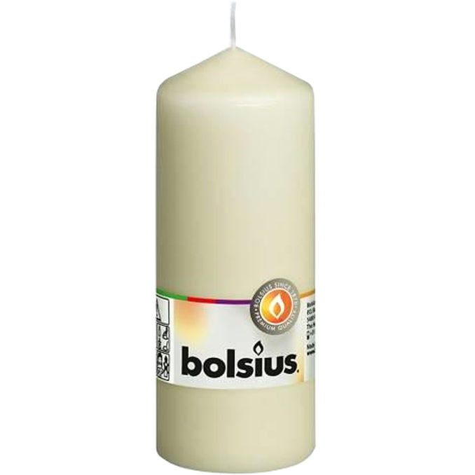Bolsius Stumpenkerze Elfenbein