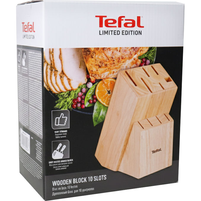 Tefal Massiver Messerblock aus Holz