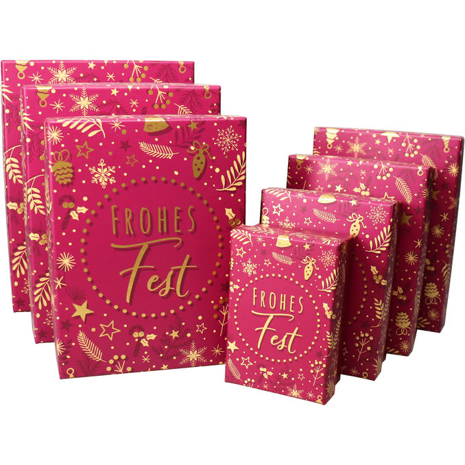 MAXX10GROUP Geschenkschachtel-Set, 7-teilig