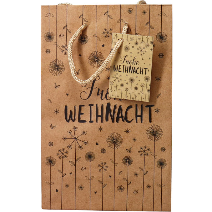 MAXX10GROUP Geschenktasche Frohe Weihnacht