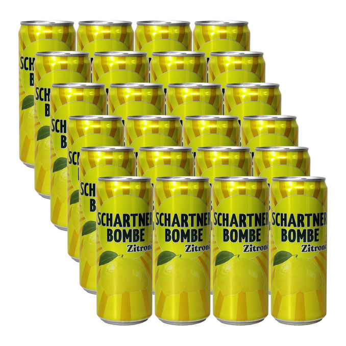 Schartner Bombe Zitronen Limo, 24er Pack (EINWEG) zzgl. Pfand