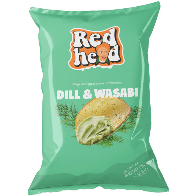 Redhead Chips Dill & Wasabi