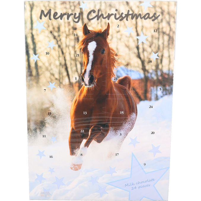 ASBA Chokoladejulekalender m. Hestemotiv
