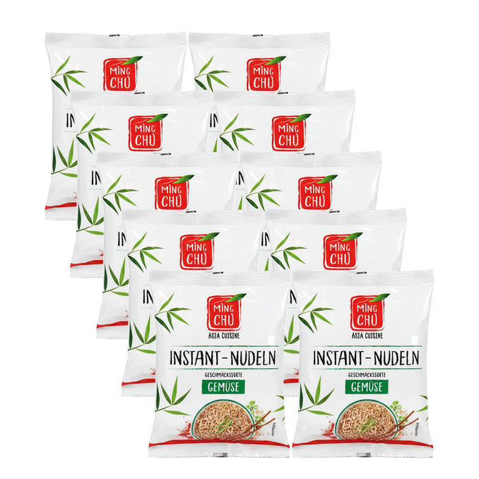 Ming CHU Instant Nudeln Gemüse, 10er Pack