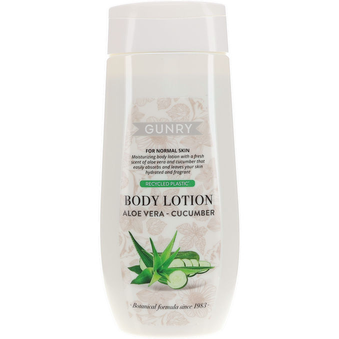 2 x Gunry Body Lotion Aloe Vera & Cucumber