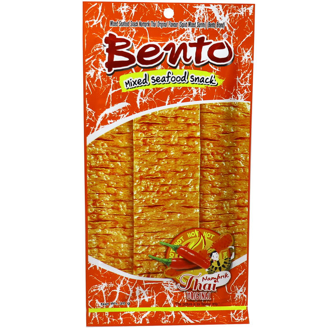 Bento Tintenfisch Snack Nam Prik