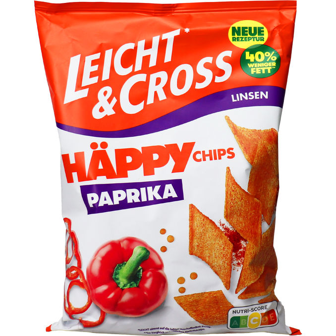 Leicht & Cross Linsenchips Paprika