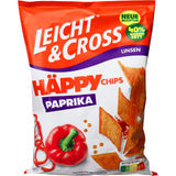 Mindestens haltbar bis: 05.12.2025 Leicht & Cross Linsenchips Paprika