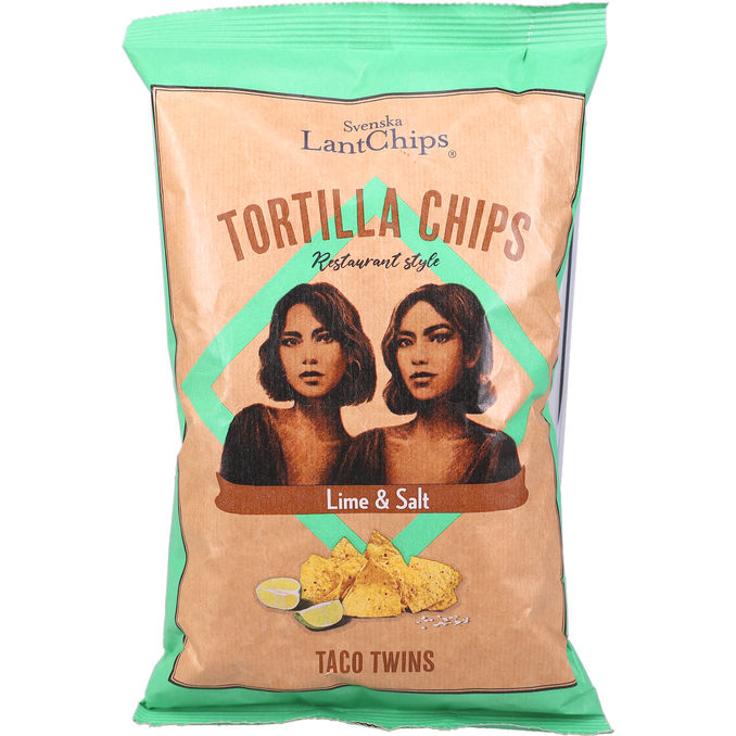 Svenska LantChips Tortillalastut Limellä & Suolalla