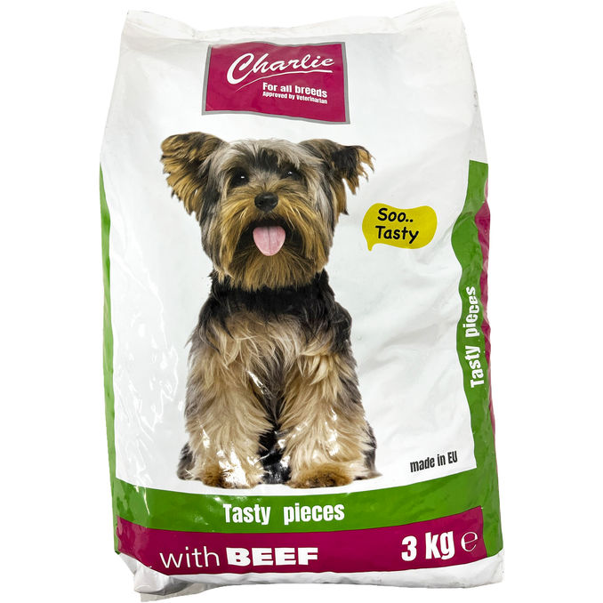 Sjöbogården Hundetørfoder Beef Pieces 3 kg