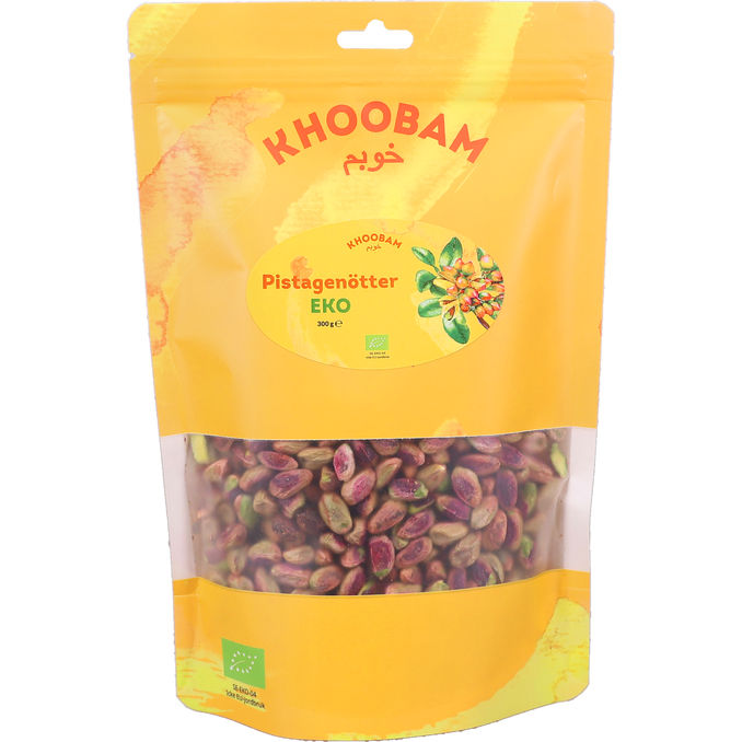 Khoobam Øko Pistaciekerner 300 g