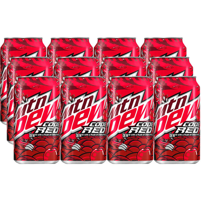 Mountain Dew Kirsche, 12er Pack (EINWEG) zzgl. Pfand