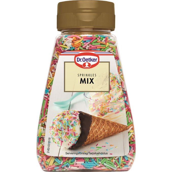 Dr. Oetker Flerfarvet Krymmel