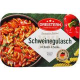 DREISTERN Schweinegulasch mit Nudeln & Paprika