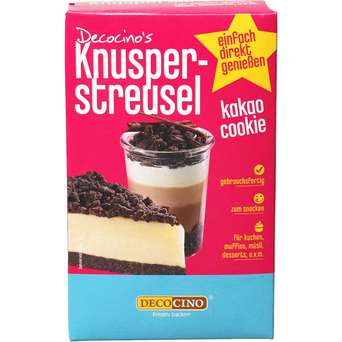 Decocino Knusperstreusel Kakao Cookie