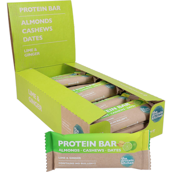 The Protein Kitchen Proteiinipatukat Lime & Inkivääri 18-pack