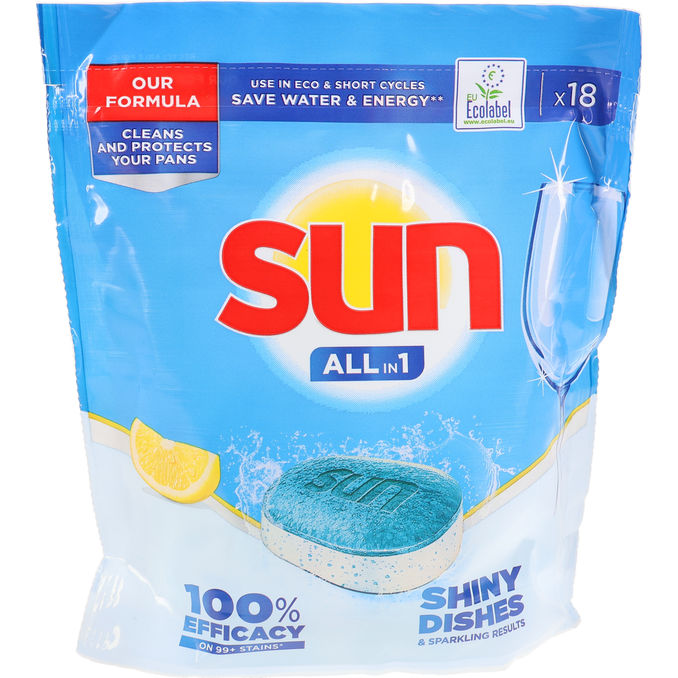 Sun Maskindisktabletter Lemon