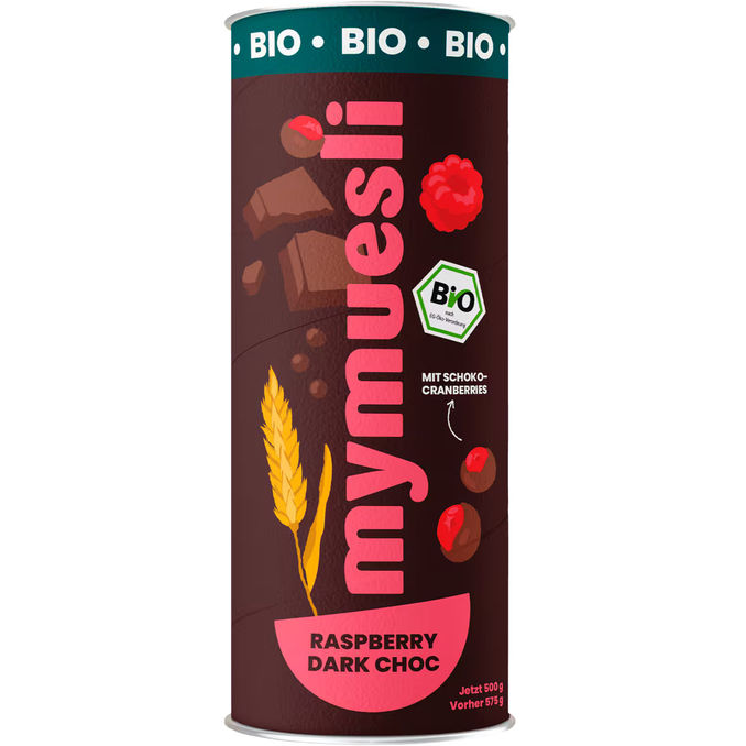 mymuesli BIO Raspberry-Dark-Choc-Müsli