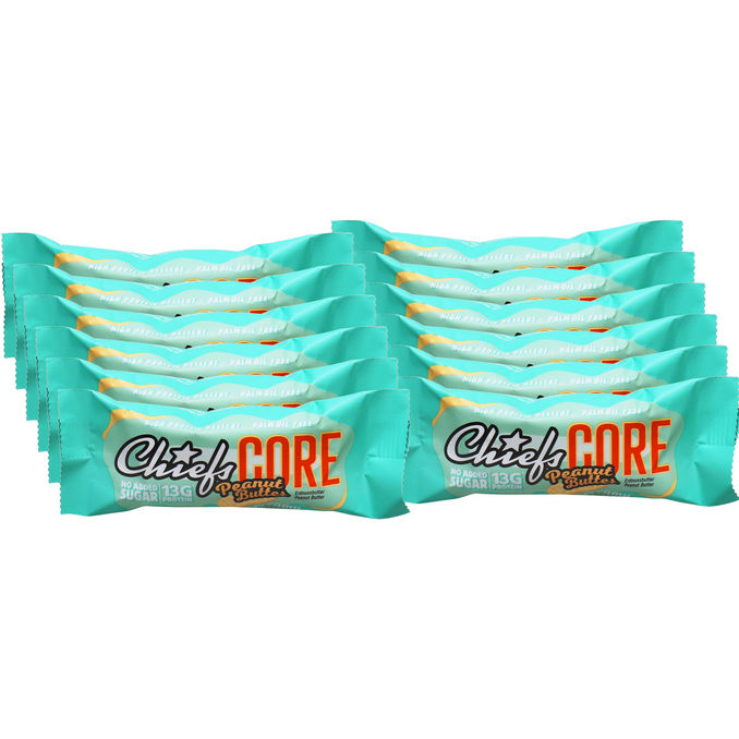 Chiefs Protein Core Bar Peanut Butter, 12er Pack