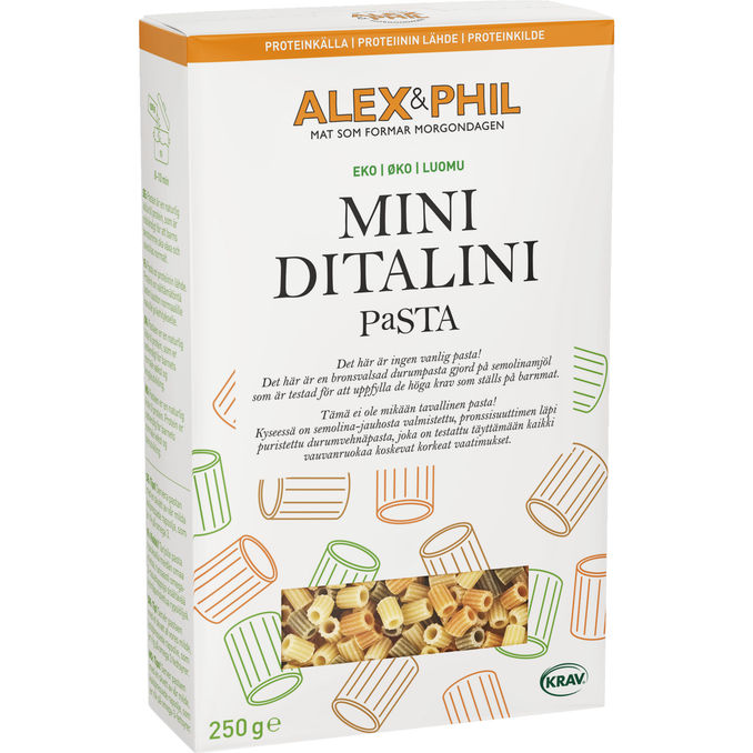 Alex & Phil Pasta Mini Ditalini Eko