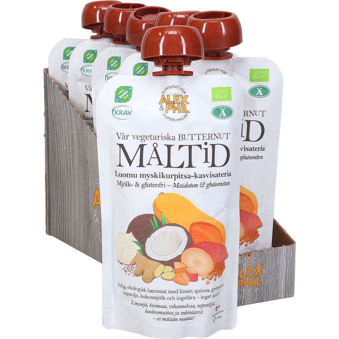 Alex & Phil Lastenateria Linssi, Kvinoa, Bataatti & Myskikurpitsa 6-pack