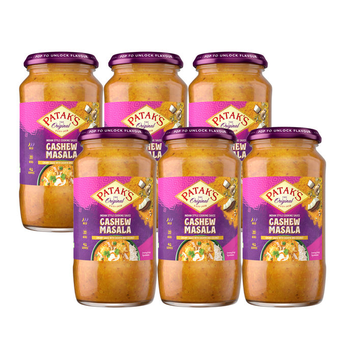Pat's Cashew Masala Sauce 6-pak