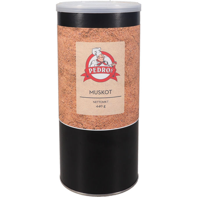Pedros Malet Muskatnød 440 g