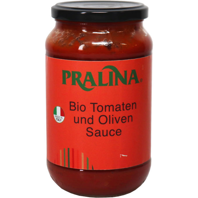 Pralina BIO Tomaten und Oliven Sauce