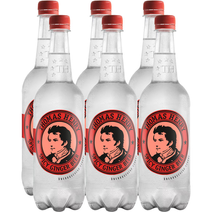 Thomas Henry Spicy Ginger Beer Zero, 6er Pack (EINWEG) zzgl. Pfand