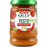 Mindestens haltbar bis: 31.07.2026 Saclá BIO Pesto Rosso Vegan