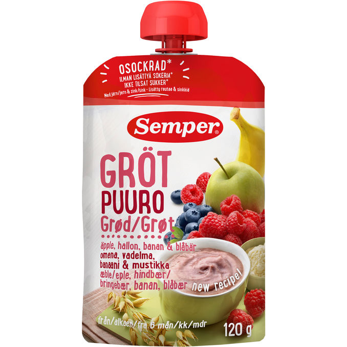 Semper Klämmis Gröt Bär & Frukt