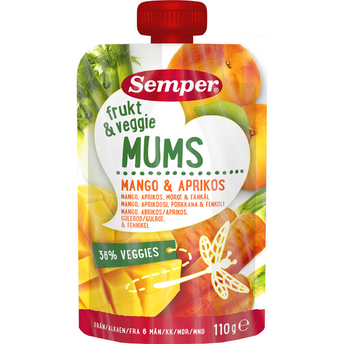 Semper Klämmis Mango & Aprikos