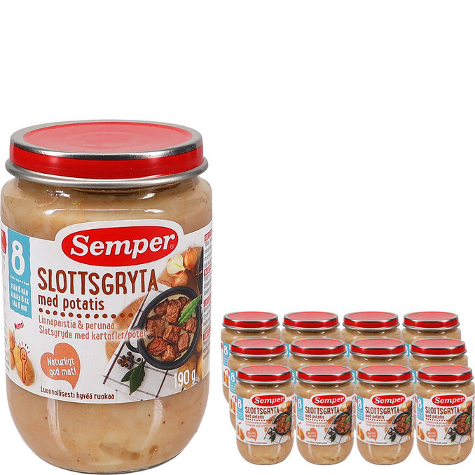 Semper Slottsgryta Potatis 12-pack