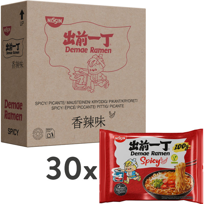 Nissin Demae Ramen Spicy, 30er Pack