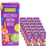 Bedst før: 01.04.2026 Raikastamo Blåbær-æbledrik 18-pak