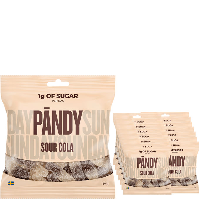 Pändy Makeispussi Sour Cola 14-pack