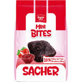 Mini Bites Mini Sacherkuchen Erdbeerfüllung