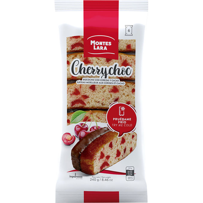 Montes Lara Kirschschokolade Biskuitkuchen