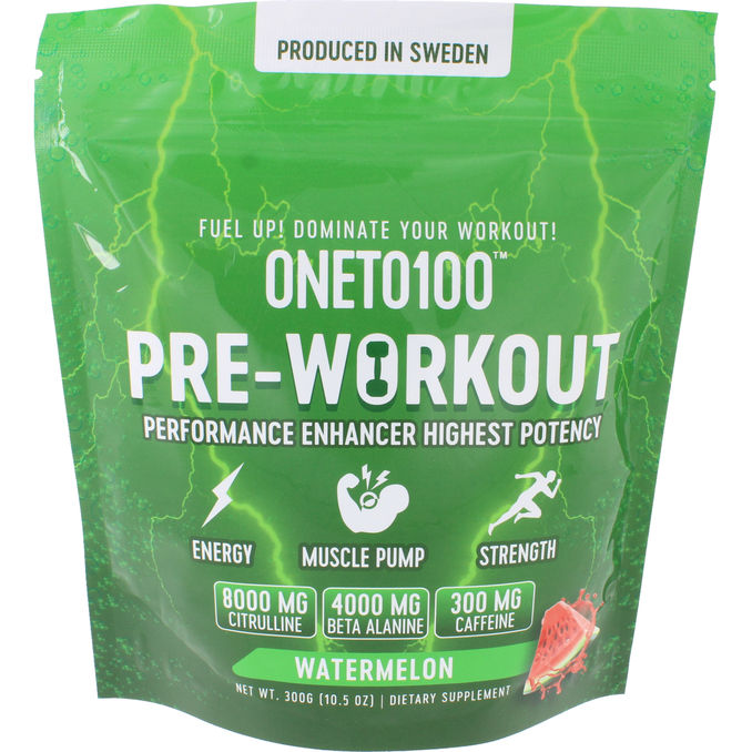 Oneto100 Pre-Workout Watermelon